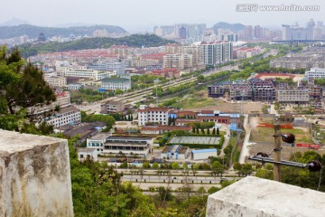 浙江温岭 城市全景  现代建筑