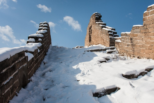 长城冬雪