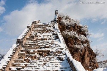 長城冬雪 樹掛