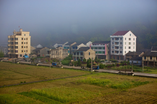 浙江 鄉(xiāng)村 村鎮(zhèn) 鄉(xiāng)鎮(zhèn) 農(nóng)田