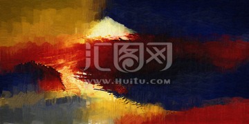 抽象裝飾畫 色塊 無框畫