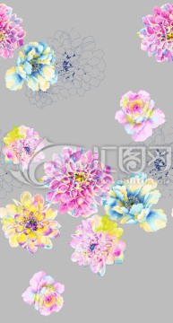 手繪花朵（去底分層）