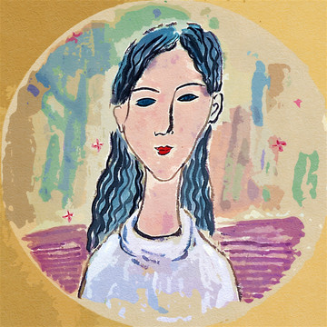 國畫人物 裝飾畫 美女
