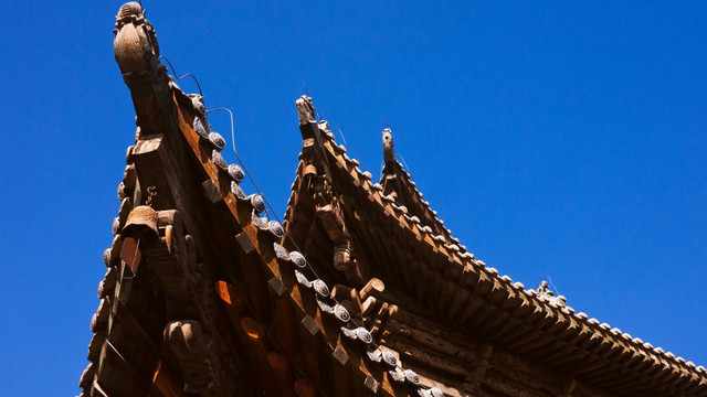 张掖大佛寺 屋檐