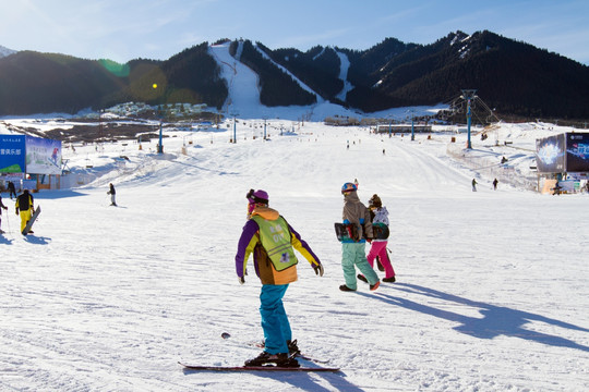 滑雪场风景