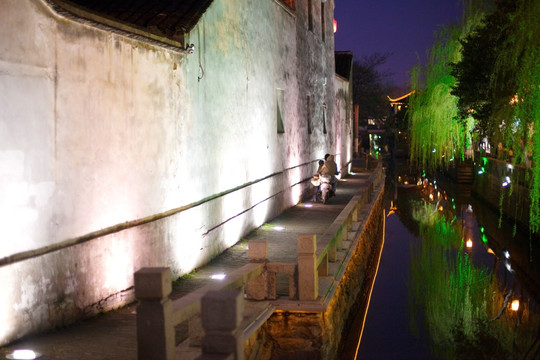 苏州 平江路 古街 老街 夜景