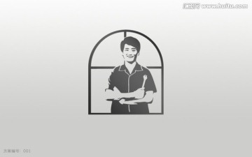 门窗安装维修服务LOGO