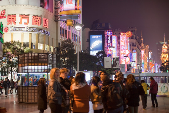 上海南京路 商业街 休闲场所