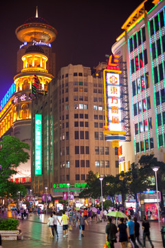 上海南京路 商业街 欧式建筑