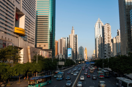 深圳都市风光 深南大道