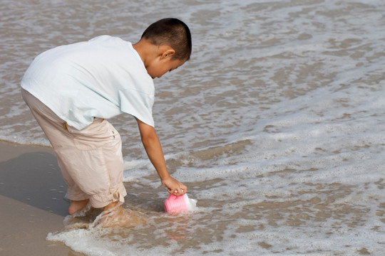 海边 大海 海浪 沙滩 深圳