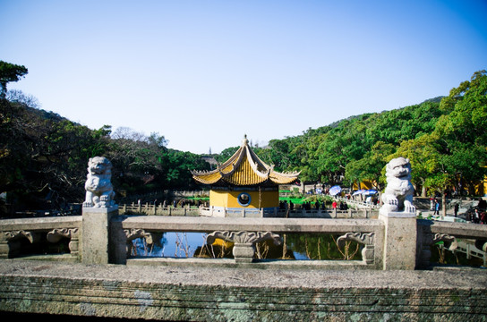 普陀山普济寺风景