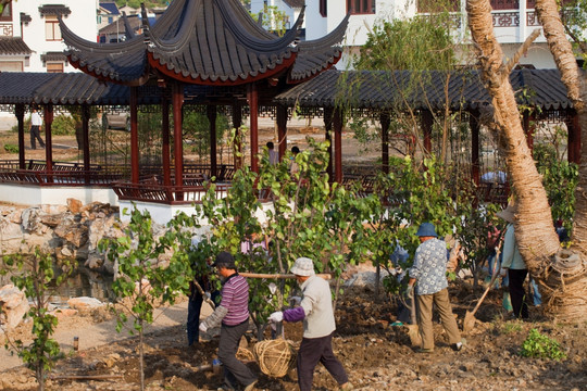 苏州 陆巷古村 传统建筑 古迹