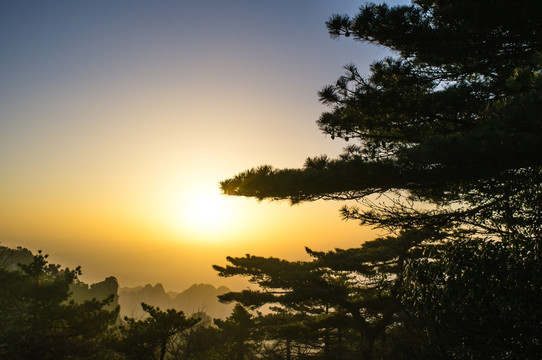 黄山 日出