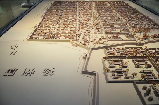 扬州唐城模型