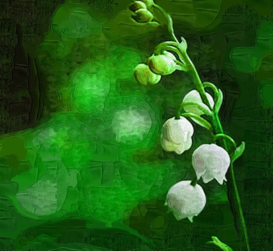 抽象畫  合層