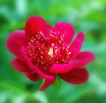抽象畫  合層