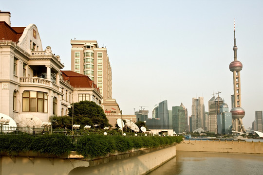 上海 外滩 乍浦路 现代建筑
