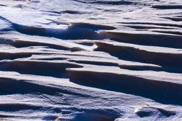 雪地  雪层