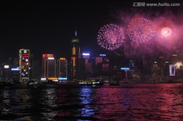 香港风光 维多利亚港