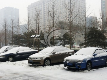 北京雪景 北京初雪