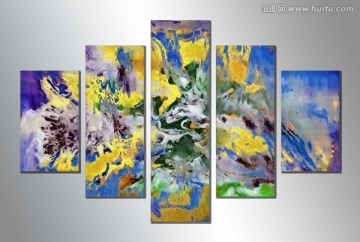 抽象油畫