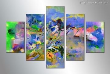 抽象油畫