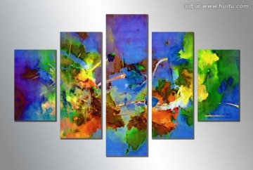 無框畫 多拼畫 裝飾畫 抽象畫