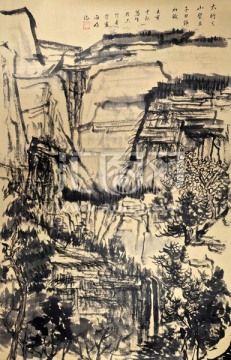 裝飾畫 山水畫