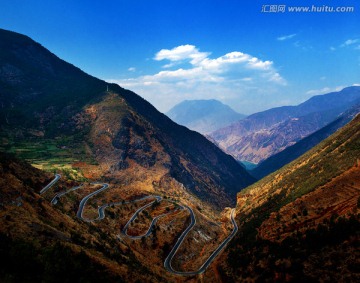 西藏风光 盘山公路