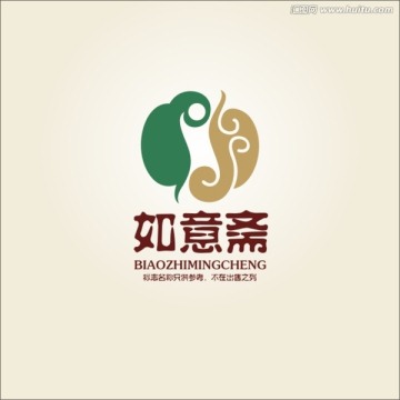 LOGO 标志 如意斋