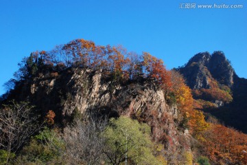 关门山 山峰 植被 秋景 秋色