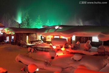 雪乡小木屋