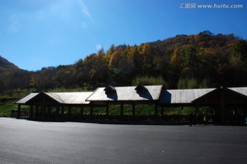 关门山 山脉 植被 秋景 秋色