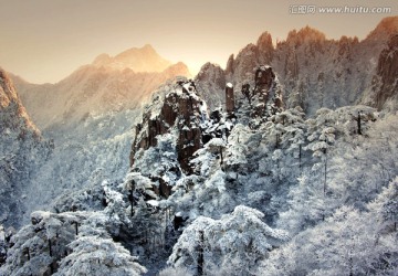 黄山风光 冬雪黄山