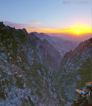 黄山风光 冬雪黄山