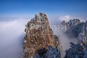 黄山雪后风光