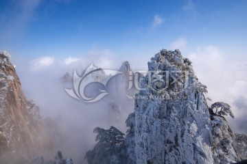 黄山雪后风光