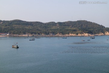 海湾渔港 渔村