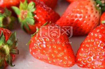 草莓 草莓特写 水果