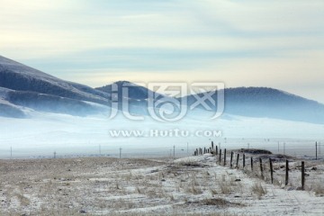 坝上草原雪景