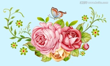 韓式玫瑰（通道分層）
