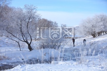 坝上草原雪景