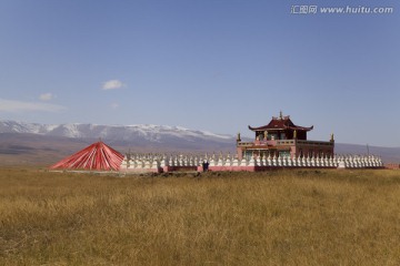 寺庙经幡