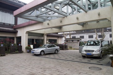 绍兴饭店 现代建筑 中式建筑