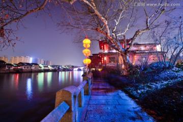 杭州运河夜景