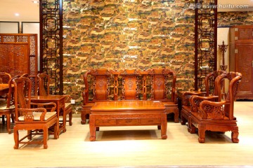 红木客厅沙发