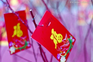 春节 贺卡 民俗 东方元素