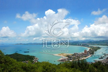 广东惠州双月湾港湾风景