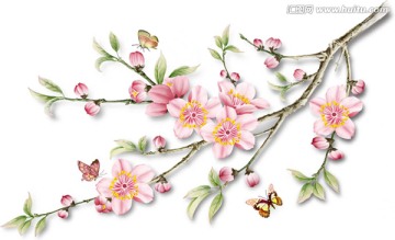 桃花（通道分層）